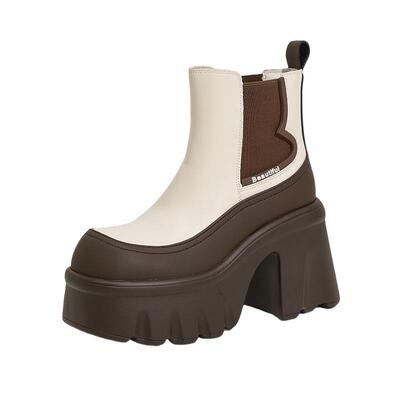 小个子英伦风厚底马丁靴