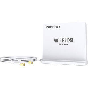 COMFAST WIFI6外置高增益天线底座AX200网卡信号增强1.5米延长线SMA接口