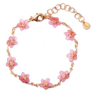 MichaelMichaud粉勿忘我手链女轻奢小众精致情侣礼物永生花礼盒