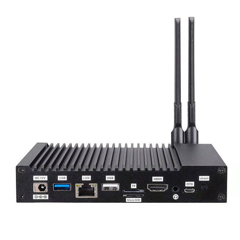 瑞芯微rk3566安卓11迷你主机1T算力NPU双485串口SATA硬盘USB3.0