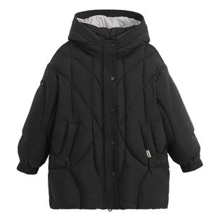女童羽绒服冬装中长款洋气中大童25新款儿童冬季加厚外套