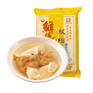 上海鲜得来双档140g面筋百页半成品冷冻美食点心肉汤面筋肉丸子