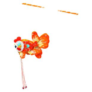 新年灯笼锦鲤鱼灯扭扭棒手工编织diy材料包春节儿童手提发光灯笼