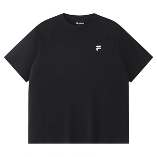 FILA FUSION斐乐速干衣短袖女半袖2026夏季新款抗菌健身运动T恤男