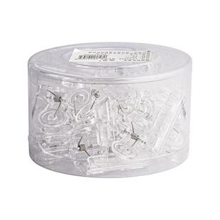 透明夹子亚克力长尾夹燕尾夹大号凤尾夹办公用试卷书本文具夹钢琴谱夹文件鱼尾夹可爱混合装多功能手帐整理夹