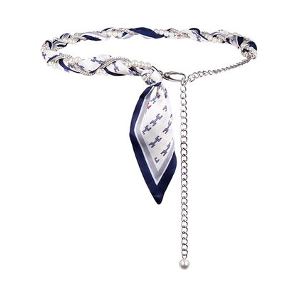 丝巾腰链配饰女高级感配裙子裤子