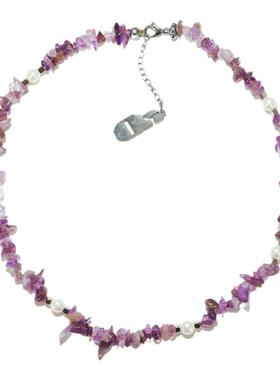 碎石天然贝壳珠原创男女明星同款