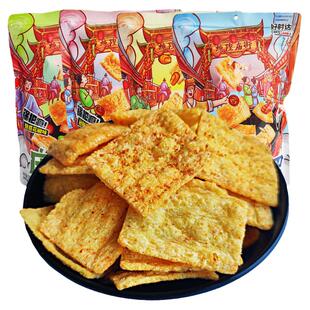 好时达庙街锅巴108g老式锅巴花椒烧烤玉米味膨化零食追剧解馋小吃