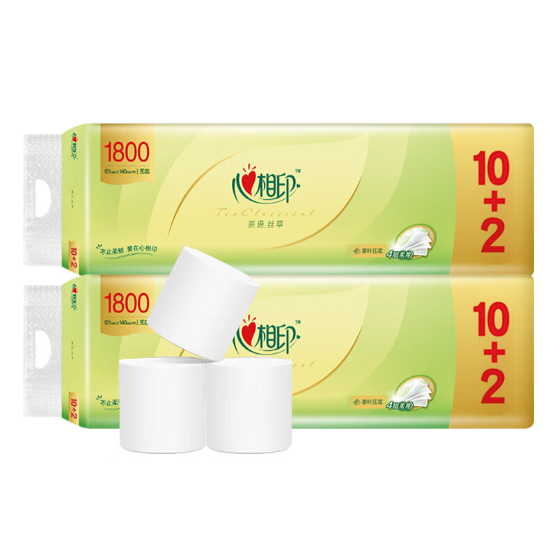 心相印茶语无心卷纸1800g