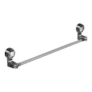 吸盘可伸缩毛巾架免打孔卫生间置物架浴室浴巾架强力不锈钢毛巾杆