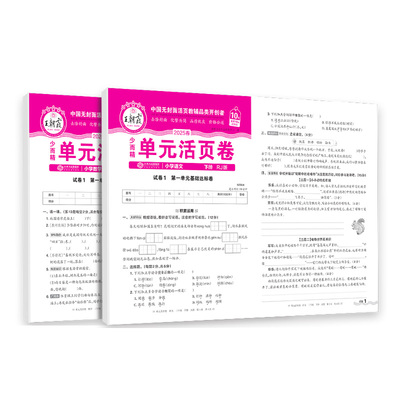 王朝霞单元期末活页卷五年级下册