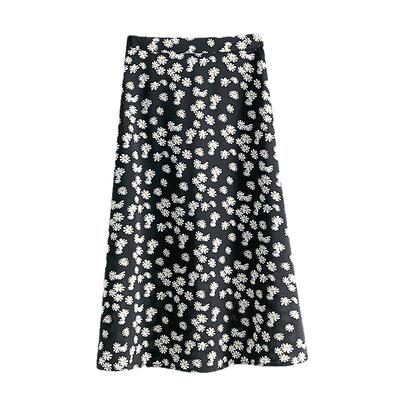 女哥中长款a字裙韩版a字裙碎花裙