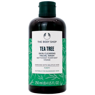 英国Thebodyshop美体小铺TBS茶树洁面胶低泡沫清爽控油祛痘洗面奶