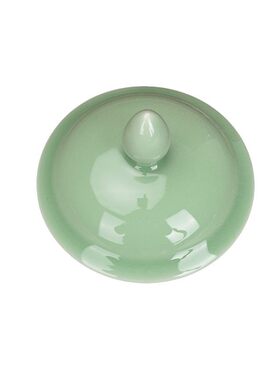 青瓷家用茶杯盖子陶瓷器