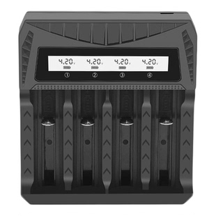 18650锂电池充电器26650充电器兼容26650/18650/21700/AA等多型号