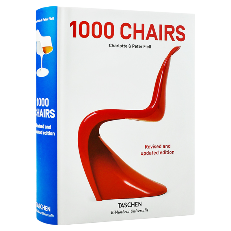【现货】TASCHEN 1000 CHAIRS精装新版1000个椅子设计工业产品室内装饰世界艺术画册进口原版英文书籍图书