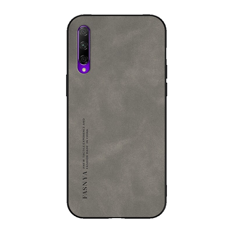 适用华为Y9s羊巴皮防摔保护壳