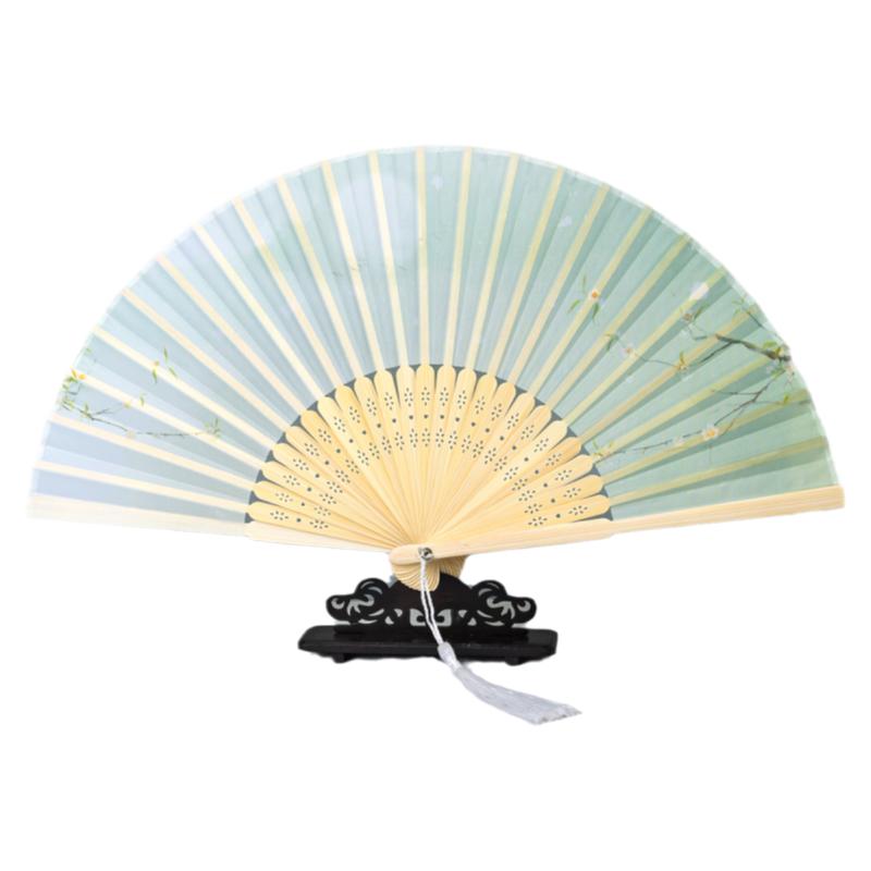 古風小巧扇子中國風女旗袍漢服舞蹈隨身帶中式復古折扇夏天清涼扇