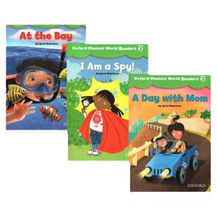 英文原版 牛津自然拼读天地 Oxford Phonics World Readers: Level 3（3本一套）OPW 第3级别 学前美式英语教育 儿童读物书籍