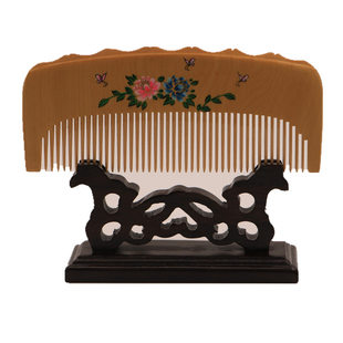 常州梳篦小叶黄杨木梳子礼盒彩绘礼盒礼物送女友领导上司教师妈妈