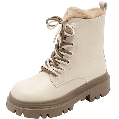 达芙妮防寒保暖加绒雪地靴马丁靴