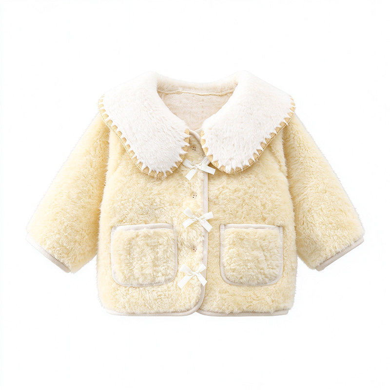 女童冬季加厚保暖棉服套装