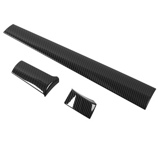 适用于十代思域改装内饰装饰仪表台中控饰条贴碳纤维纹路亮条