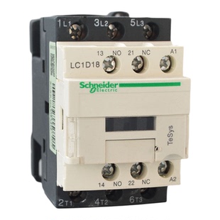 施耐德交流接触器110v 220v380v接触器式继电器LC1D18M7C/F7C