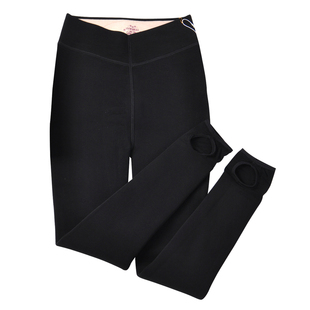 舒莉娅2515冬季加绒加厚羊绒保暖裤高腰收腹大码踩脚一体打底裤女