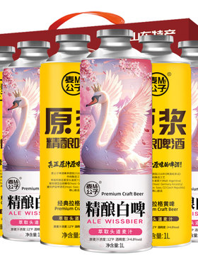 青岛特产原浆精酿啤酒礼盒装整箱