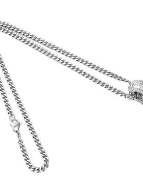 GENANX闪电潮牌2021项链男钛钢合金潮个性创意轮胎形状挂链男生