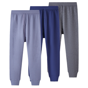 高档秋冬中老年人秋裤保暖裤男纯棉大码老人棉裤加厚夹棉宽松衬裤