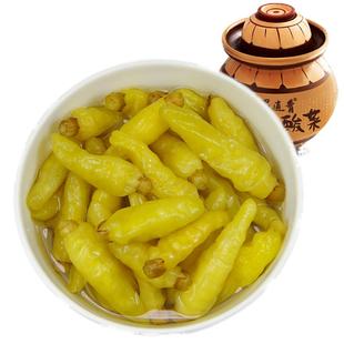 蜀逍肴泡野山椒泡椒小米辣椒瓶装四川泡凤爪商用泡菜小米椒水酸椒