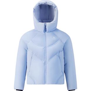 骆驼女装羽绒服2025新款冬季抗寒防泼水连帽加厚保暖纯色面包外套