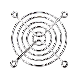 银色60散热风扇金属网罩 6公分风机网罩60*60mm弯角铁丝防护网罩