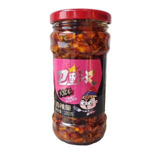 油辣椒香五仁牛肉辣椒酱280g瓶装家用纯手工炒制 香辣酱