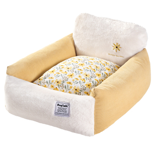 DogTalk宠物狗窝冬季加厚保暖猫窝可拆洗小型犬四季通用狗床垫子