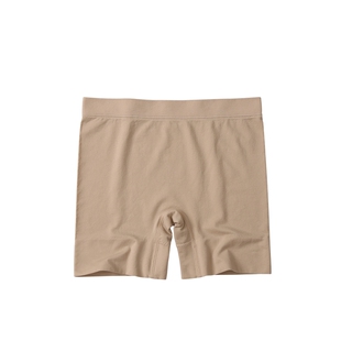 JOANNALONNG 女士莫代尔不卷边中腰平角内裤加棉裆三分安全打底裤