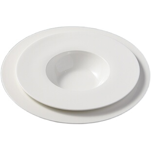 农家乐川菜湘菜圆形草帽盘凉菜鸡爪凤爪盘飞碟餐具陶瓷中式菜盘子