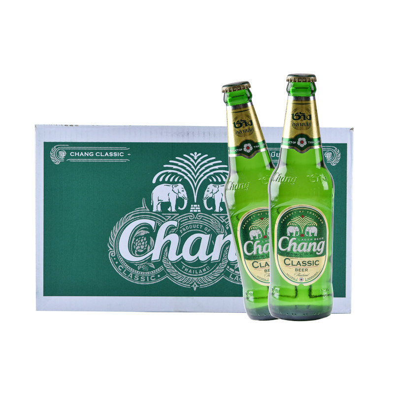 24瓶泰国泰象啤酒Chang啤酒320ml