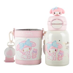 杯具熊美乐蒂儿童保温杯宝宝吸管杯小学生水杯幼儿园水壶女孩杯子