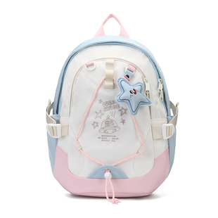 VANWALK小花园 可爱学院风大学生女双肩包初中高中生书包旅行背包
