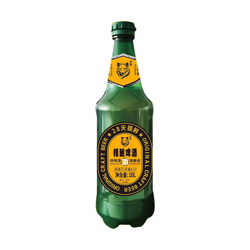 头狼精酿10L装超大瓶全麦啤酒