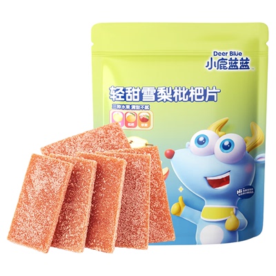 小鹿蓝蓝轻甜雪梨枇杷片60g