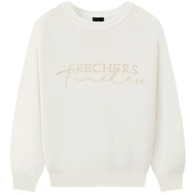 【成毅同款】斯凯奇衫男女款2025秋冬新款毛衣薄款长袖套头卫衣