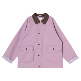 【新品巴恩工装风衣】棉叔叔女童春季荃棉宽松工装风上衣外套