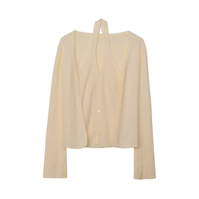 ENJOYME商场同款简约背心两件套