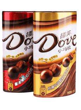 Dove/德芙牛奶黑巧克力42g*2罐