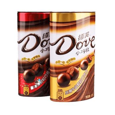 Dove/德芙牛奶黑巧克力42g*2罐