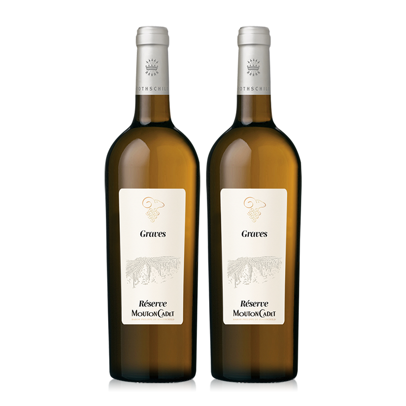 官方直营 木桐嘉棣珍藏格拉夫干白葡萄酒750ml法国原瓶进口